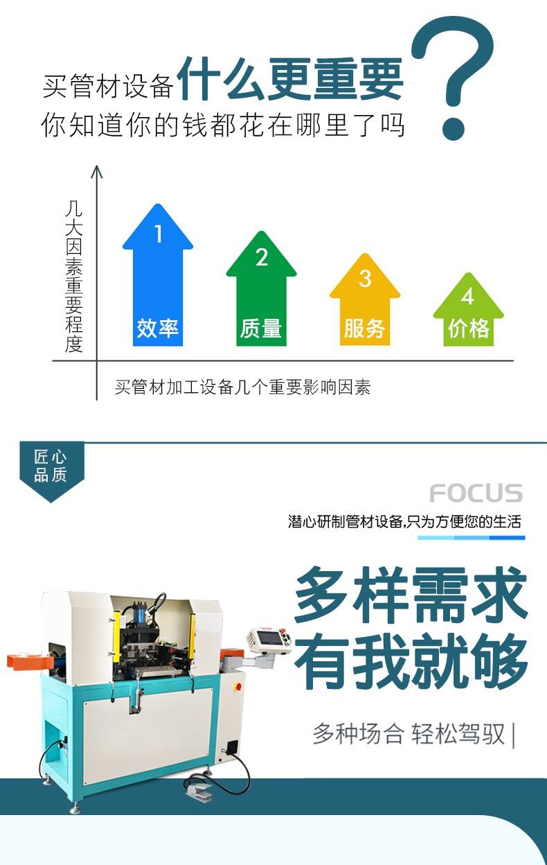 Pipe end machine details