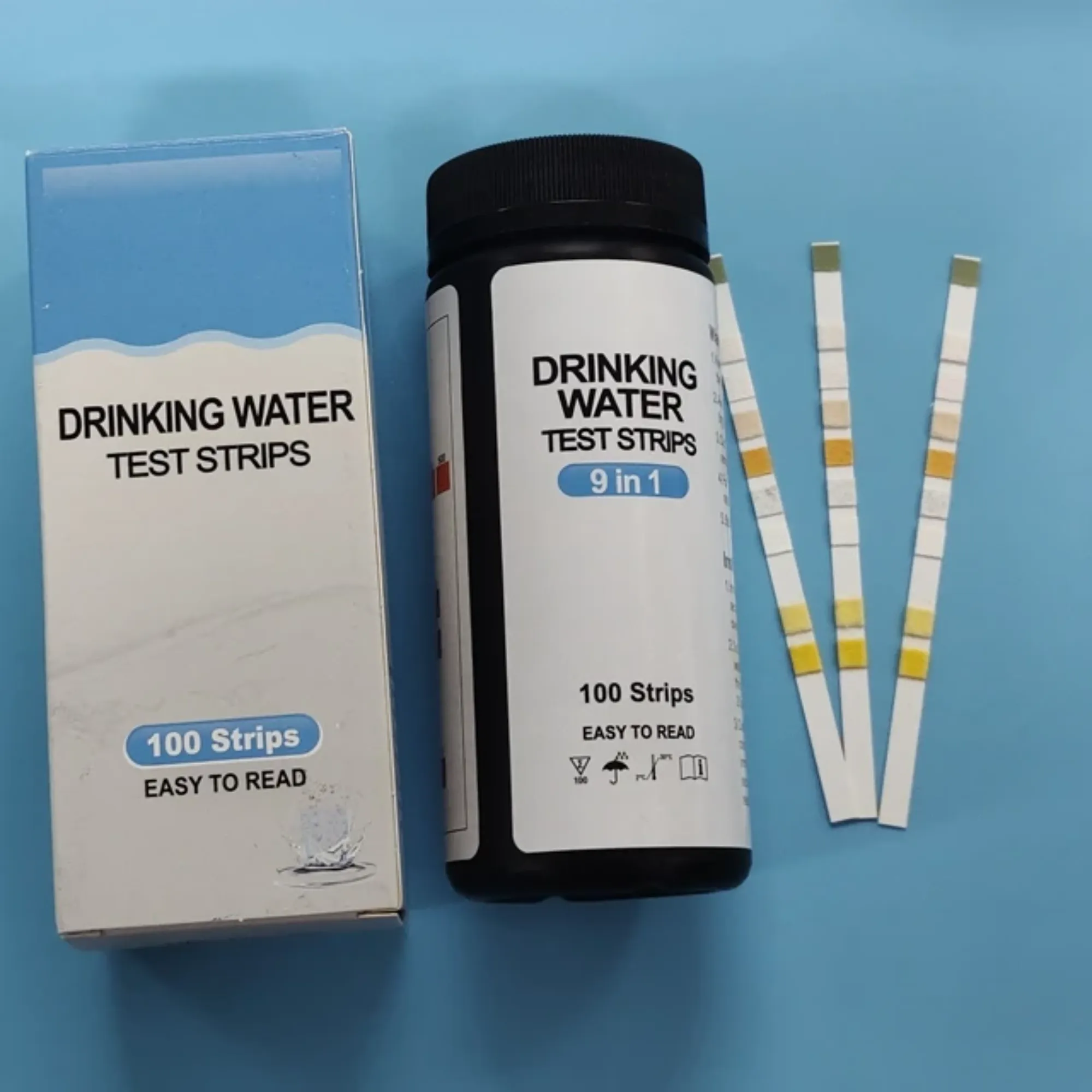 Drinking water test strips 9 in 1