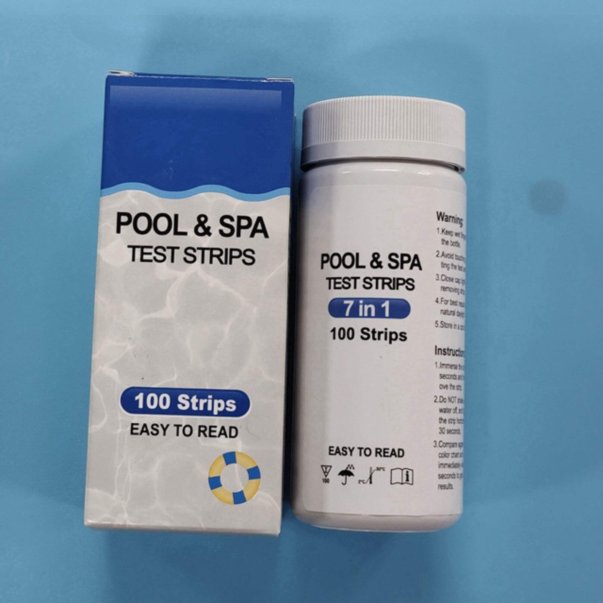 7 in 1 Swimming Pool Water Test Strips