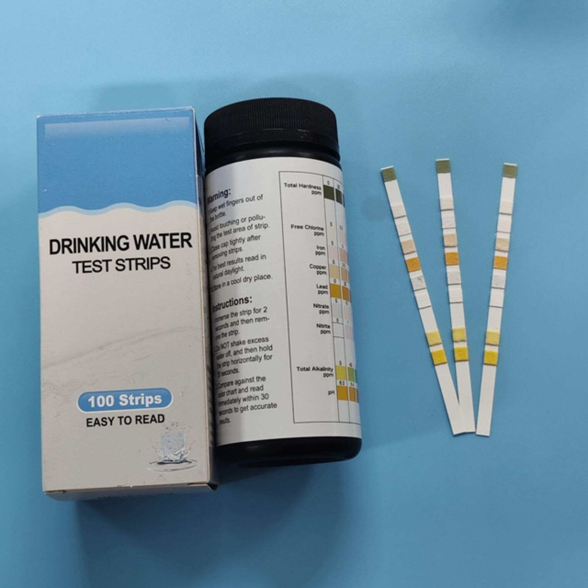 Drinking water test strips 9 in 1