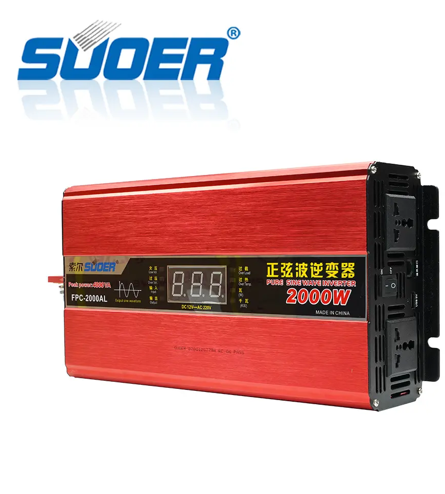 Optimize Your Power with Suoer's High-Efficiency Pure Sine Wave Inverters