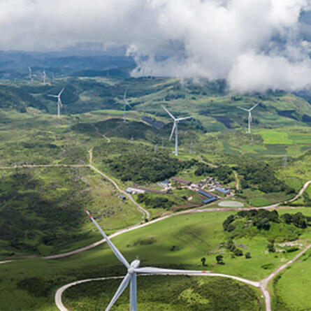 Wind Power Project in Danfeng, Shizong, Qujing, Yunnan Province