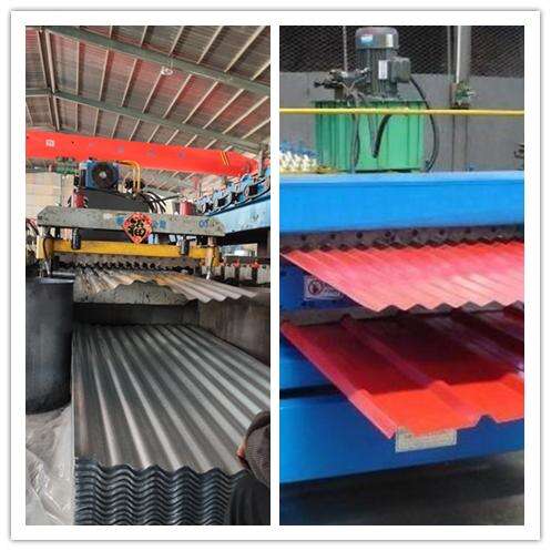 Galvanized corrugated roofing steel sheet profile zinc coated Z40 roof sheet for building supplier