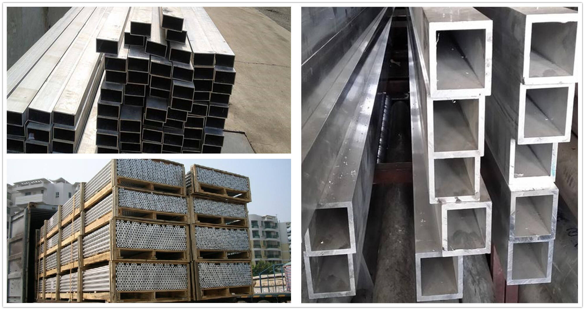 Hot Selling 6000 Series Anodizing Aluminium Tube Rectangular Tubing Square/Round Pipe factory