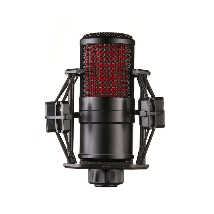 Professional Home Studio Recording Microphone Handheld Condenser Microphone For Dark Red Condenser Microphone Sets