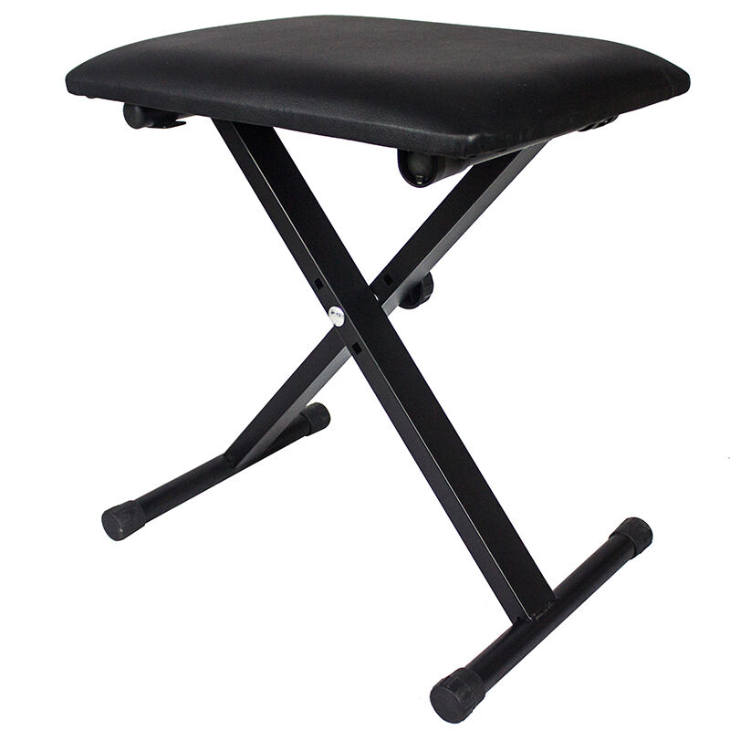 Wholesale Metal X-style Folding Electronic Keyboard Stool For Rinstrumentl Adjustable Piano Bench Gh-535