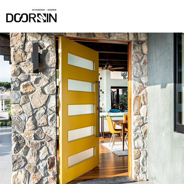 Light Up Your Home with Aluminium Glass Pivot Front Doors.