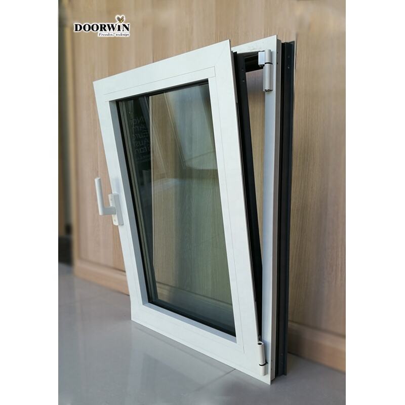 China Manufacturer Thermal Break Tilt Turn Aluminium Low E Glass Double Glazed Advanced Technology White Aluminum Windows manufacture