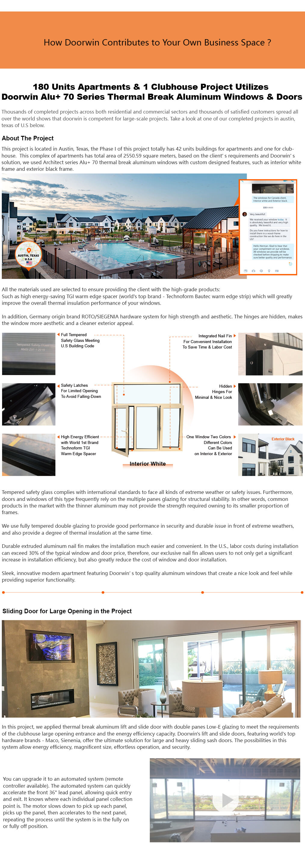 Doorwin Commercial Solutions supplier