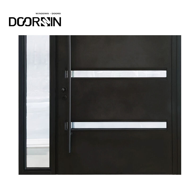 Doorwin Low Price China Modern Simple Aluminum Alloy Front Main Door Pivot Door Designs For Home factory