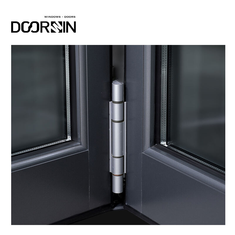 Panoramic Accordion Double Glazed Glass Doors Balcony Multi Panel Thermal Break Aluminum Heavy Duty Bi Fold Doors factory