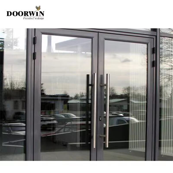 Create a Black Vision with Sleek Tempered Glass Doors