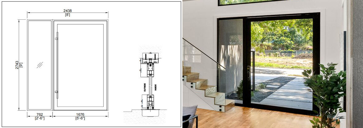 Doorwin Residential Dallas Project Modern Villa Windproof Aluminum Tilt Turn Windows manufacture