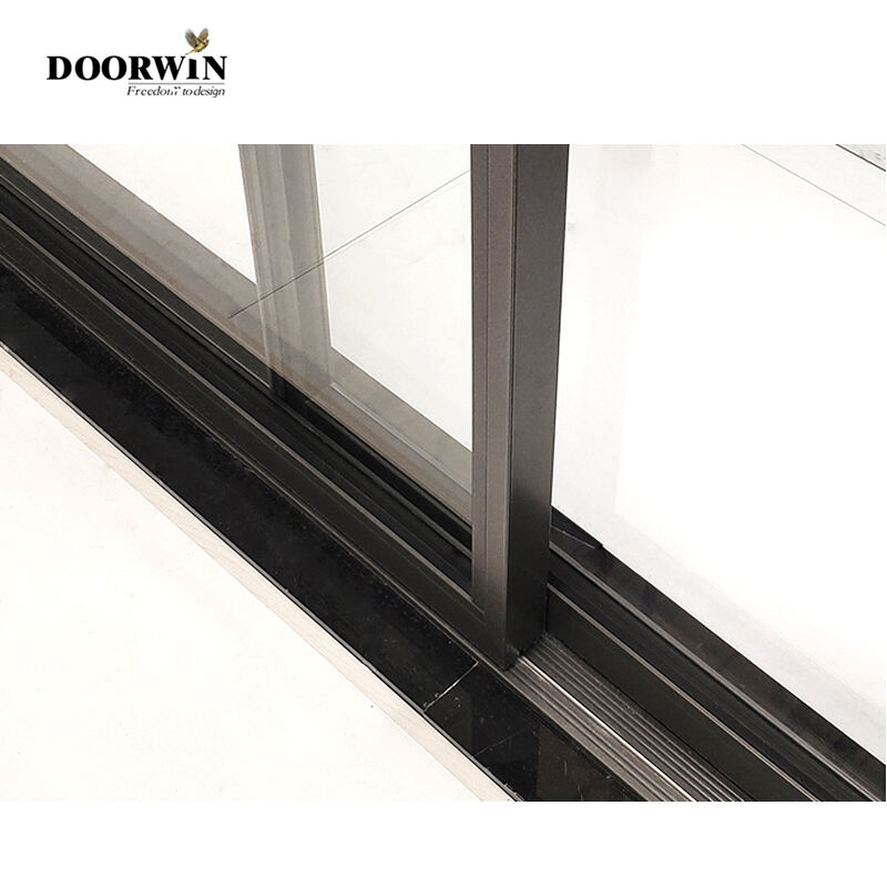 Balcony Thermal Break Aluminum Exterior Doors Sound Insulated Multiple Panel Heavy Duty Lift And Sliding Doors supplier