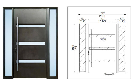 Doorwin Low Price China Modern Simple Aluminum Alloy Front Main Door Pivot Door Designs For Home details