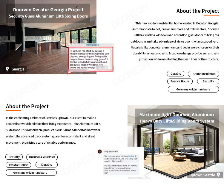 Balcony Thermal Break Aluminum Exterior Doors Sound Insulated Multiple Panel Heavy Duty Lift And Sliding Doors details