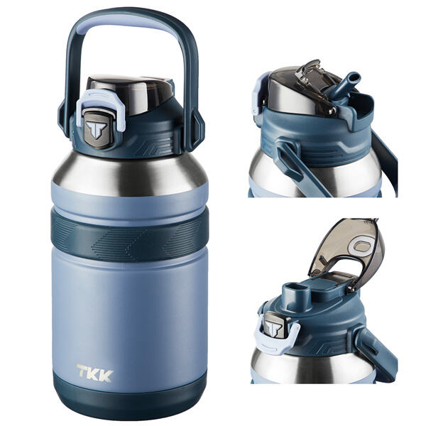 2l geïsoleerde waterfles
