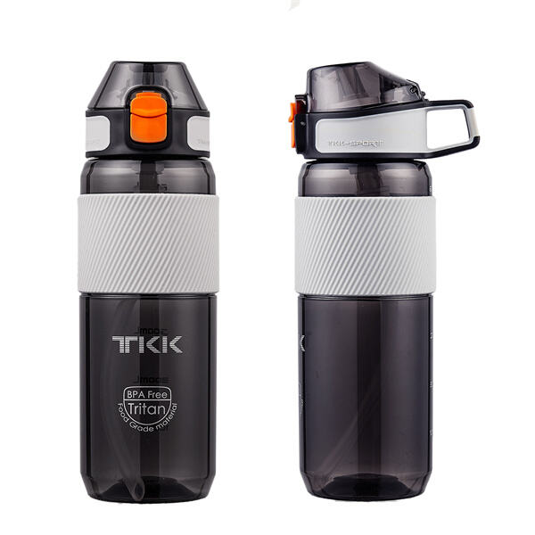 Stay hydrated on-the-go with a reliable Tritan plastic bottle.