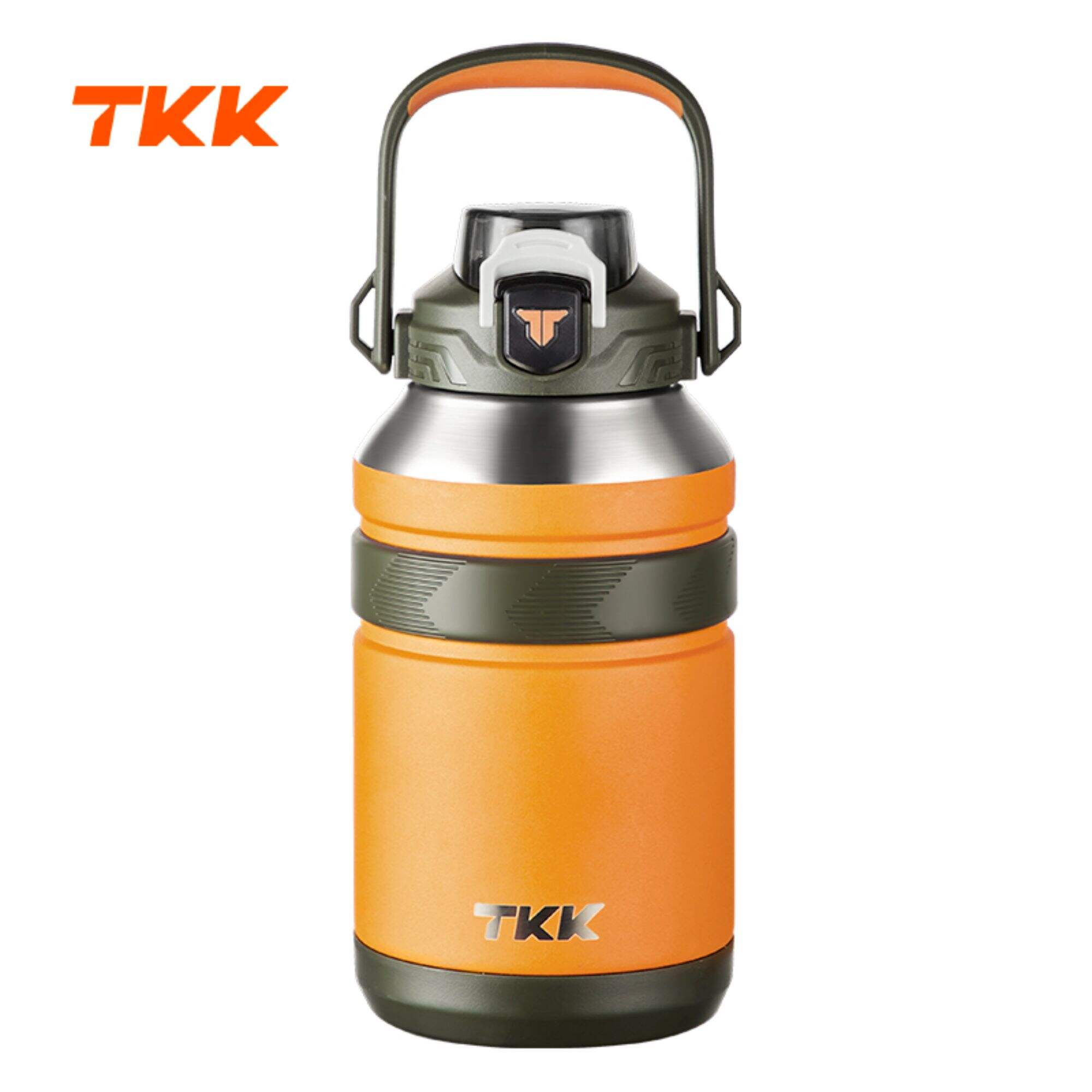 TKK 32/50 Oz Insulated Water Bottles with Straw Stainless Steel Metal Water Bottle Vacuum Bottle for Outdoor Travel Camping Coffee Liquids Hot And Cold For Up To 24 Hours