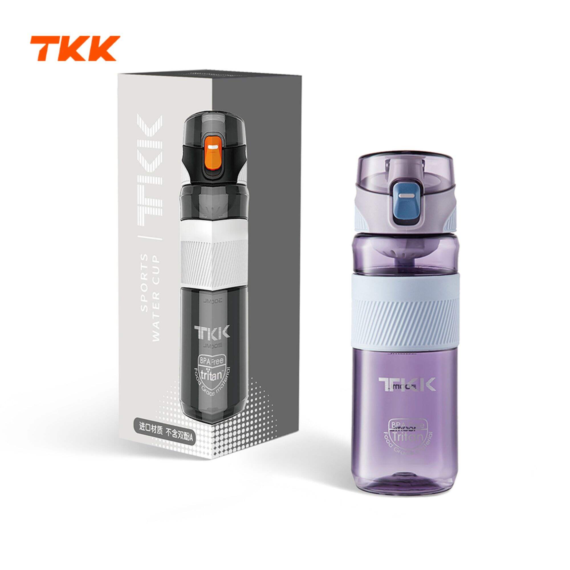 زجاجات مياه TKK سعة 18 أونصة - 24 أونصة مع مصفاة قابلة للإزالة وخالية من مادة BPA للمدرسة واللياقة البدنية وصالة الألعاب الرياضية والخارجية
