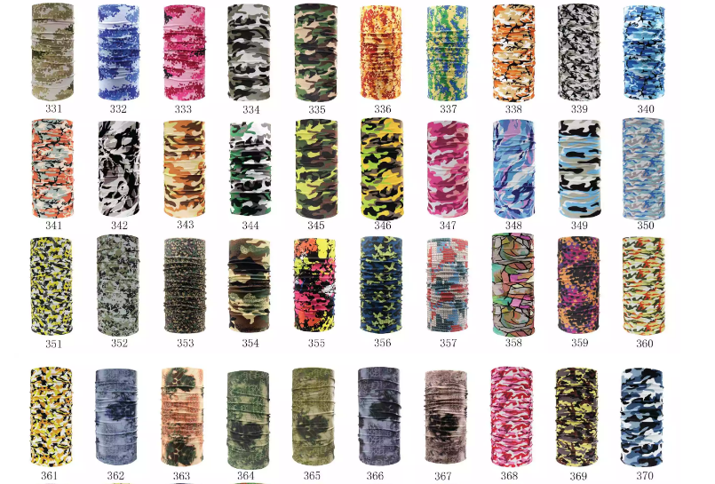 Custom Running Turban bike scarf balaclava face mask cap fashion neck tube bandana fashion neck bandana manufacture
