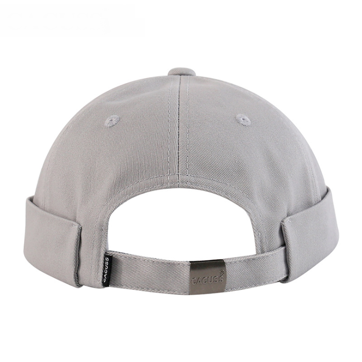 product men hats docker cap hats skullcap beanie worker sailor cap brimless cap rolled cuff retro fashion cotton hat with adjustable-8
