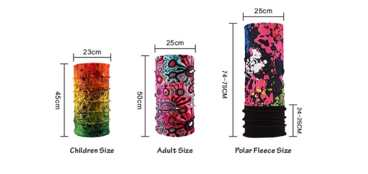 Face Cover Elastic Tube Bandana UV Protection Biker  Scarf balaclava face mask cap factory