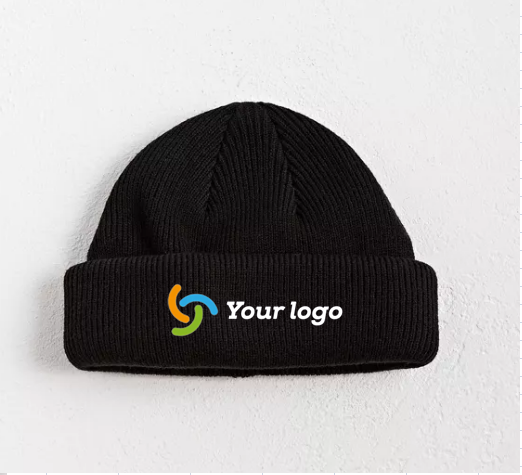 Custom logo fisherman warm knit wool embroidered winter Christmas beanie hat beanies with custom embroidery factory