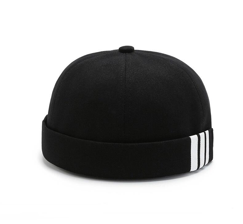 Men Hats Docker Cap Hats Skullcap Beanie Worker Sailor Cap Brimless Cap Rolled Cuff Retro Fashion Brimless Hat With Adjustable details