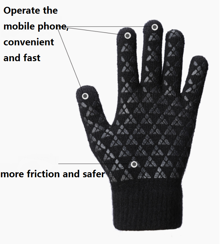 product fashion unisex men women anti slip thermal touchscreen magic knit smartphone texting driving cycling touch screen winter gloves-11