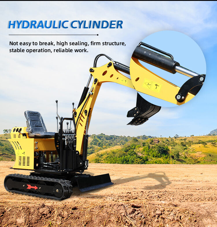 Small Crawler Excavator Mini Digger Farm Excavator 1Ton 2Ton EPA Engine Small Escavator factory