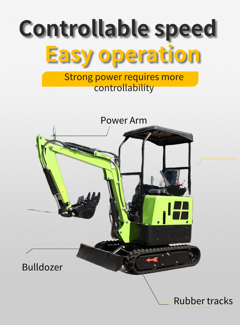 Customized Mini Crawler Hydraulic Pilot Digger 2600kg Small Digger Machine Hydraulic Mini Small Excavator factory