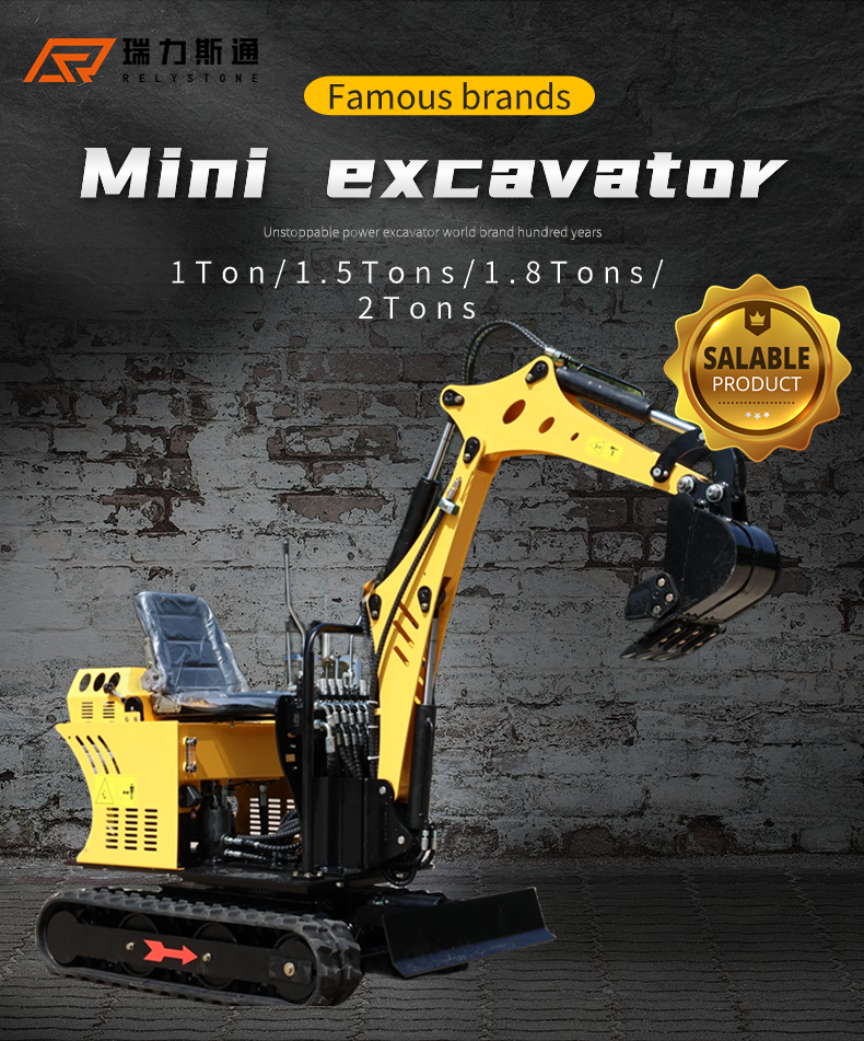 Multifunctional Ce Epa Home Farm Garden Agricultural 1T 1.8T 2T 2.5T 3.5T Crawler Small Digger Mini Excavator manufacture