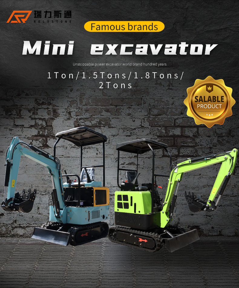 Ce Epa Engine Farm Garden  Excavator Multifunctional 1.7T 2T 2.5T 3.5T 360 Mini Digger Small Escavator details