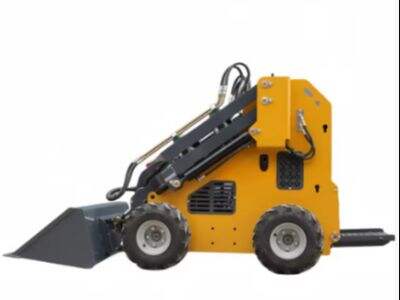 What is the advantage of using a skid steer instead of a normal loader?