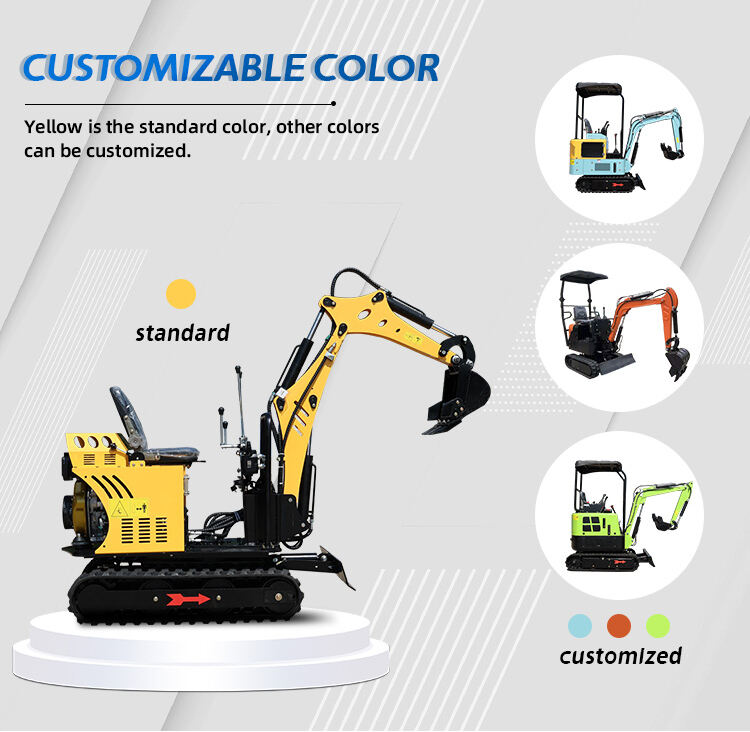 Epa Approved Rotary Excavator Zero Tail Scavatore Multipurpose Excavator Rubber Tracked Miniature Escavator manufacture