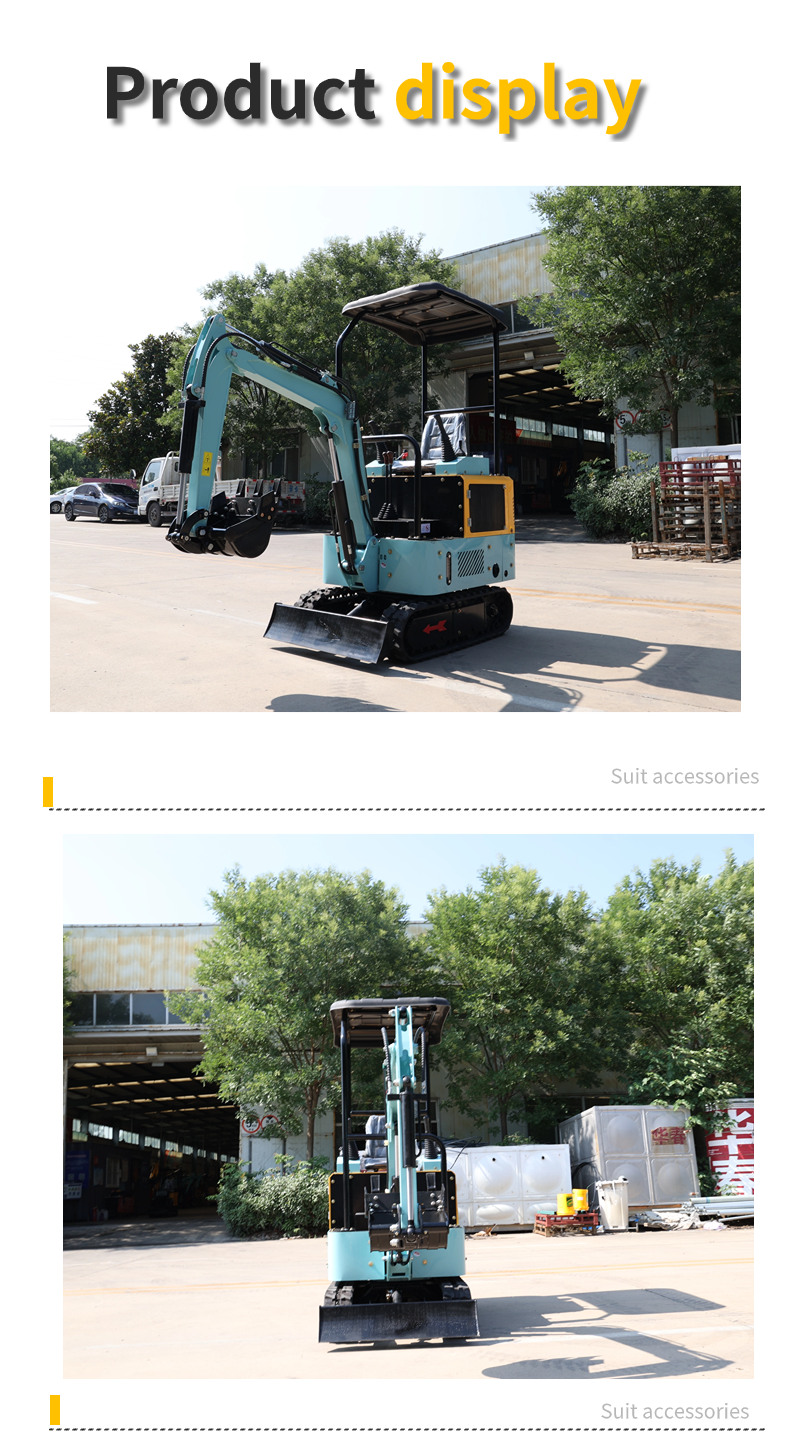 Ce Epa Engine Farm Garden  Excavator Multifunctional 1.7T 2T 2.5T 3.5T 360 Mini Digger Small Escavator manufacture