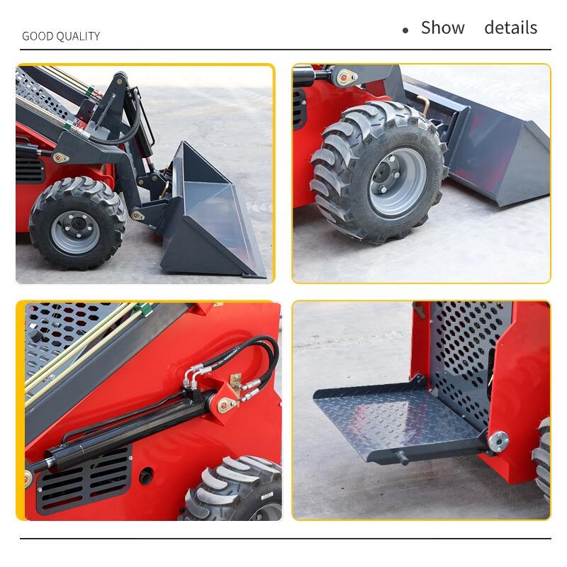 best price Chinese Mini wheel loaders mini front hoe loader small diesel/electric Skid Steer Loader for good price manufacture