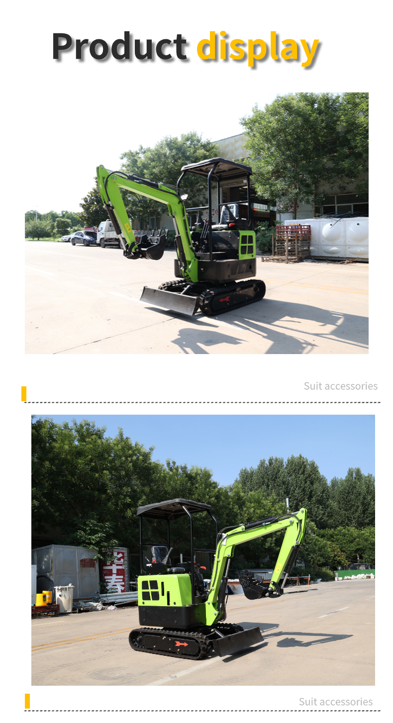 Customized Mini Crawler Hydraulic Pilot Digger 2600kg Small Digger Machine Hydraulic Mini Small Excavator factory