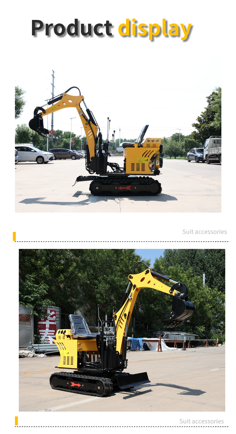 Multifunctional Ce Epa Home Farm Garden Agricultural 1T 1.8T 2T 2.5T 3.5T Crawler Small Digger Mini Excavator manufacture