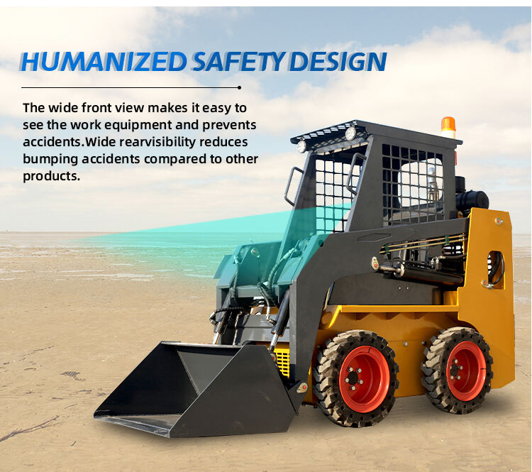 multi functional chinese factories directly supply diesel mini skid steer loader details