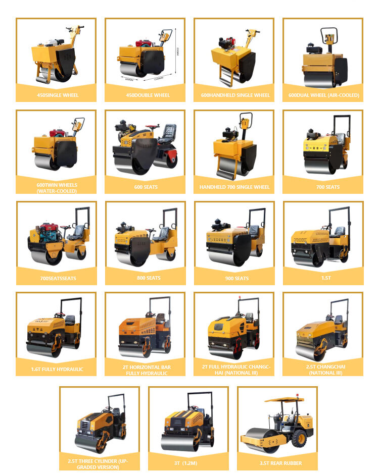 hand safety impact ce pressure water spray double single wheel diesel hydraulic system road roller manufacture