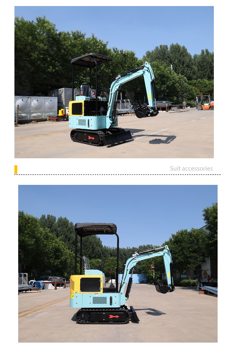 Ce Epa Engine Farm Garden  Excavator Multifunctional 1.7T 2T 2.5T 3.5T 360 Mini Digger Small Escavator details