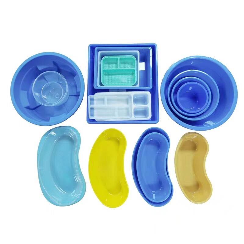 Medical Surgical Plastic Hollowware Instrument Hollowware Disposable Dressing Tray Kidney Basin Bowls Kidney Dish