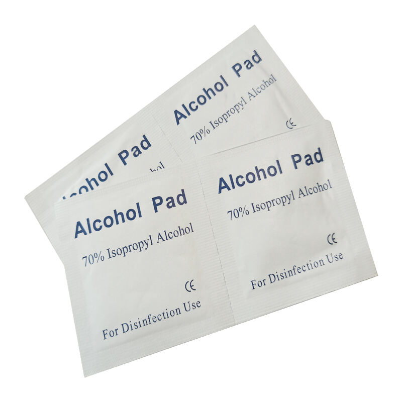 Disposable Individua Alcohol Prep Pads Nonwoven Alcohol Swabs Skin Cleaning Care First Aid