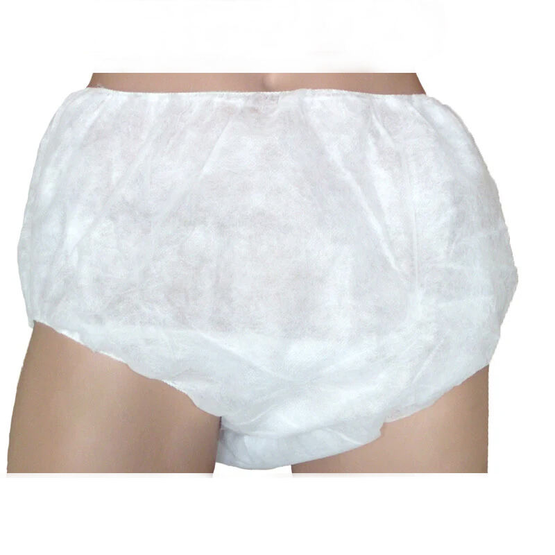 Disposable Polypropylene Fabric Non Woven Underwear Protective Anti-static Patient Briefs Medical Pelvic Briefs