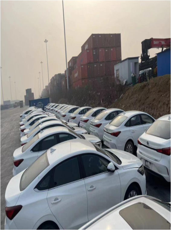 ongxin Shengchi Helps Jordan's Green Mobility, 300 Chang'an Used Electric Vehicles Shipped to the Middle East