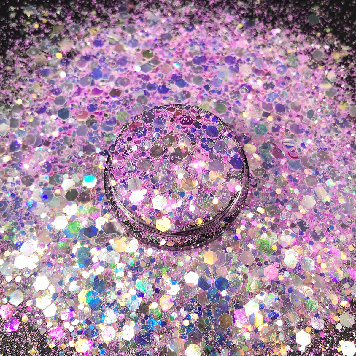 Holographic Chunky Glitter Sequins Craft Opal violet chunky glitter Flakes for Resin Tumblers Slime Nail details