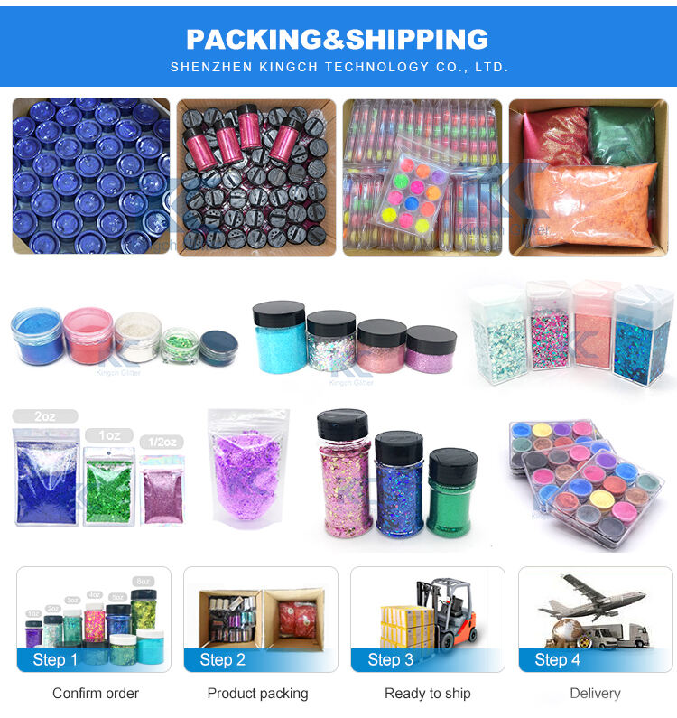 Wholesale Polyester Craft Mix Chunky Bulk Color Shifting Chameleon Glitter Shaker Bottle Plastic 1Kg Glitter factory