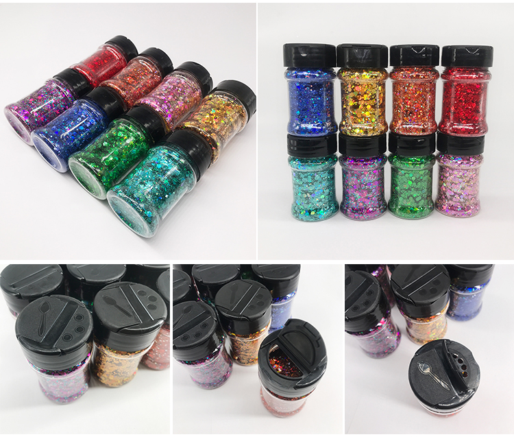 Wholesale bulk Mixed chunky glitter for face and body glitter supplier